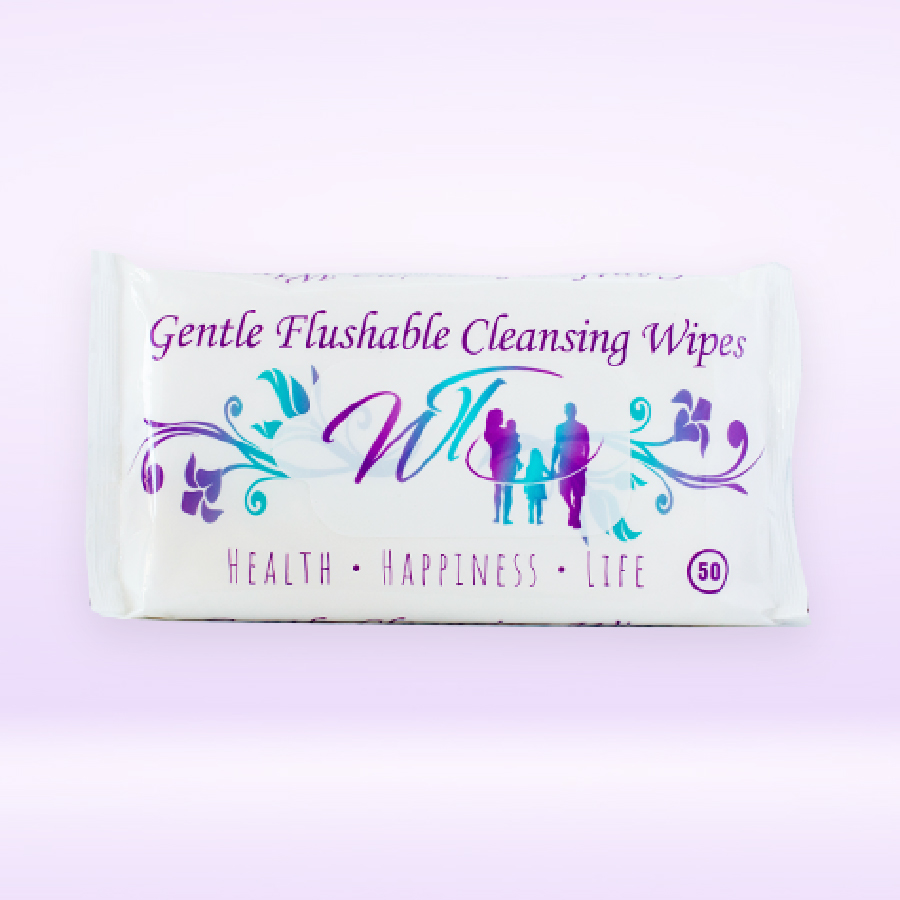 Gentle Flushable Cleansing Wipes